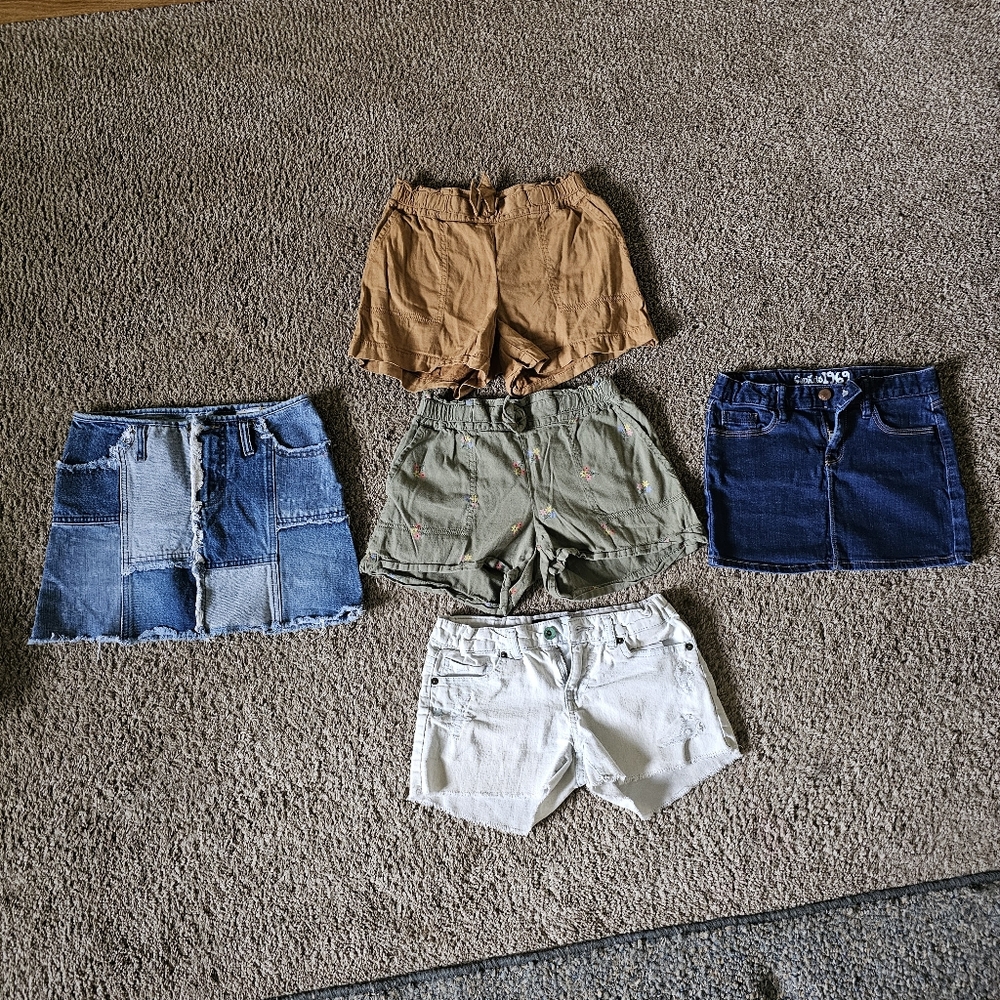 Girls shorts / skirt bundle lot